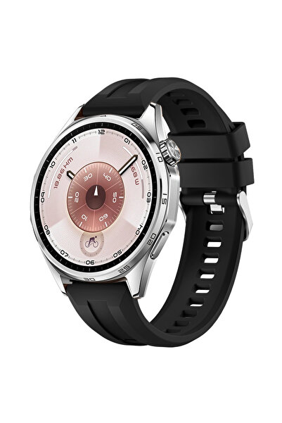 Sneezy حزام ساعة رياضي من السيليكون مع إبزيم معدني متوافق مع ساعة هواوي واتش ...