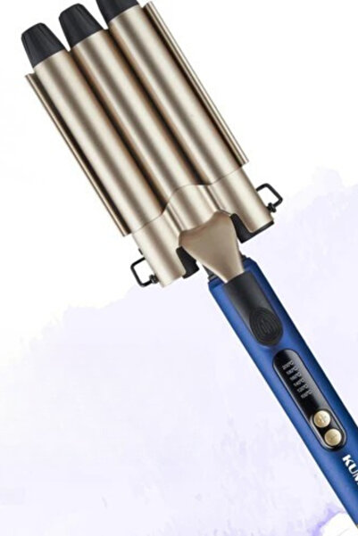 KUMTEL Μπικουτί μαλλιών - Waver 105W - περιστρεφόμενο καλώδιο 360° - θέρμανση μεταξύ 100-200 °C.