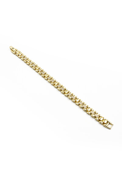 Sose Moda Zirkon Taş İşlemeli Vip Model Xuping Kararmaz Gold Bileklik – 14K G...
