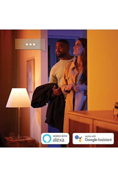 Philips Hue White & Colour Ambiance Smart LED Light 2-Pack (E14, B39)