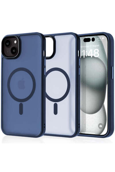 Casey Studios Husa Magsafe iPhone 15 Plus, Incarcare Wireless, Margini Ridica...