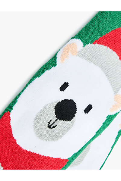 Koton Cotton Christmas Themed Thick Socks
