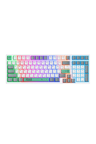 Onikuma G38 98 keys USB wired mechanical keyboard white (QWERTY)