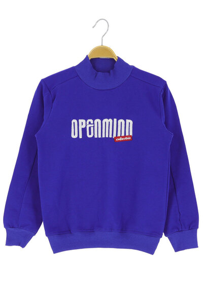 CRASSİ Swea pentru băieți tricou cu imprimeu Iarna cu căptușeală din fleece