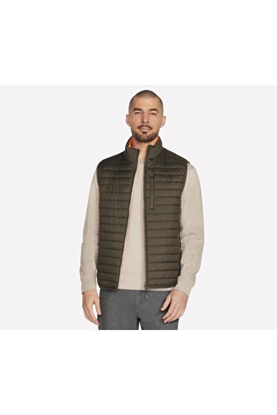 SKECHERS Men's Reversible Vest GoShield Altitude Green L