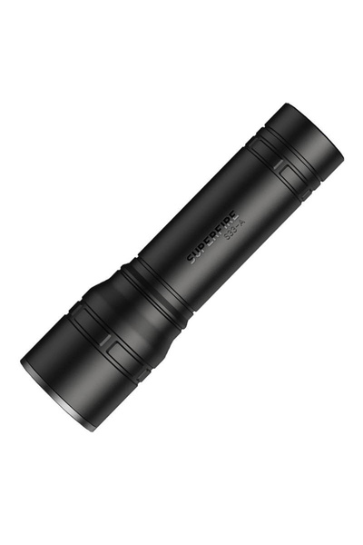 SUPERFIRE Lanternă S33-A – USB, neagră, 4 moduri