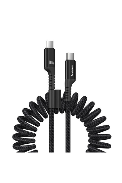 Baseus USB-C to USB-C Fish-Eye 100W Fast Charging Cable, 1m (Black)