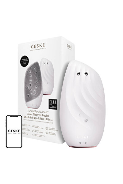 Geske Perie facială termosonică și lifting facial 8 în 1 cu aplicație (starlight)