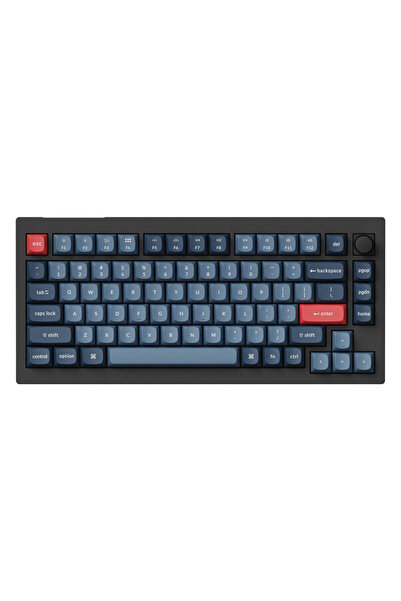 Keychron V1 Max RGB Banana Switch Wireless Mechanical Keyboard (negru) [V1M-D4].