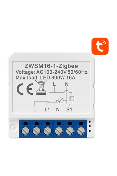 Avatto Întrerupător inteligent ZigBee ZWSM16-W1 TUYA