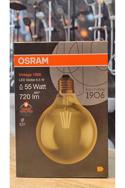 Osram 6.5 Watt Filamentli Led Ampul 2400K LEDİSON 1906 Edition