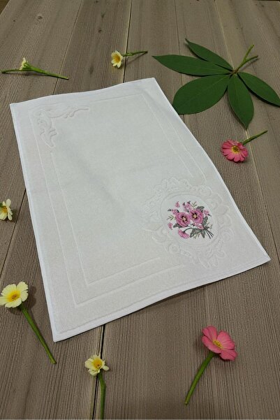 HAVLULAND NURPAK VERDA AYAK HAVLUSU 3D %100 PAMUK 50X70 CM LÜKS BANYO AYAK HA...