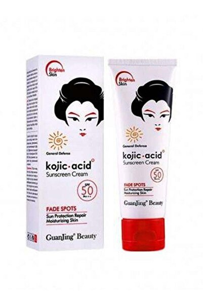 GuanJing Beauty Kojic Acid Sunscreen Cream SPF50 80g
