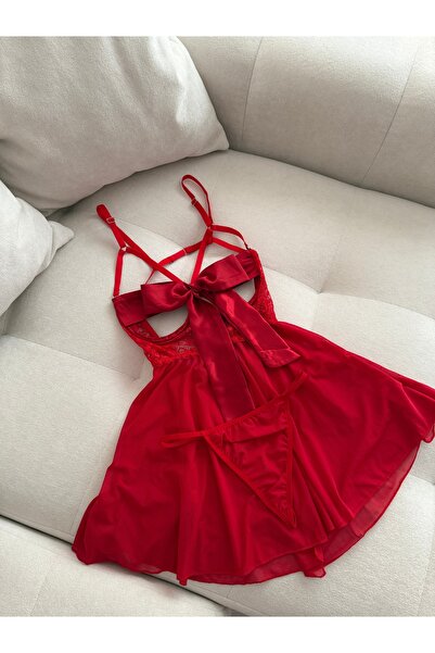 EDLİNGERİE Vanessa Red Babydoll
