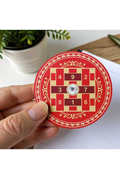 Feng Shui Sticker with Sum 10 2026 – Remedy for remarkable results - 2 pcs, 10 cm