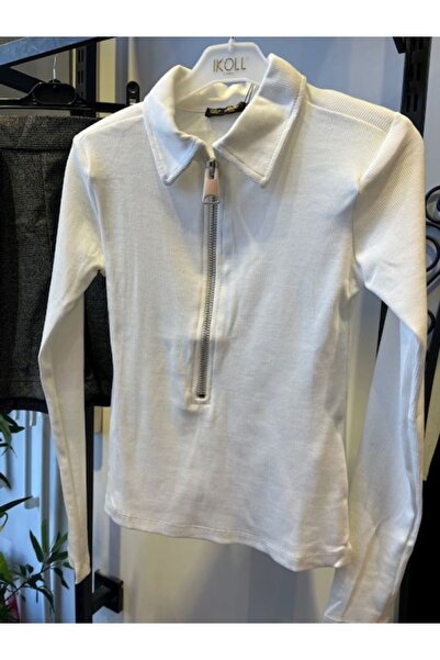 BEBE PLUS Zippered blouse