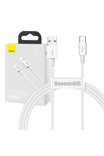 Baseus Cable USB to USB-C Superior Series, 66W, 1m (white)
