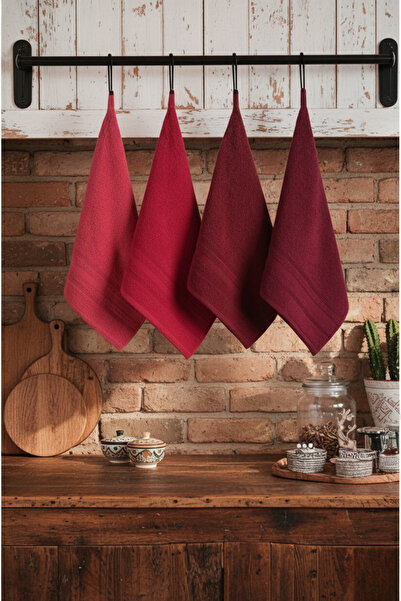 My Catherine 4-Piece Towel Set Hand - Face Towel 30X50 cm |   Kitchen Towel |   Cotton