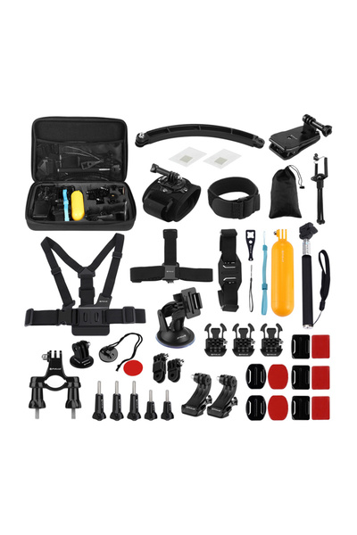 PULUZ Set de 50 de accesorii pentru camere sportive PKT39