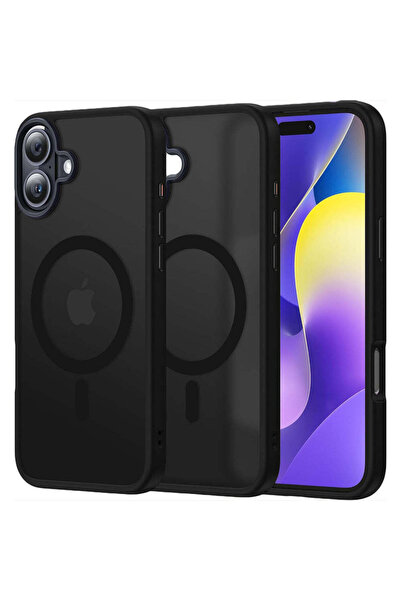 Casey Studios Husa Magsafe iPhone 16, Incarcare Wireless, Margini Ridicate, S...