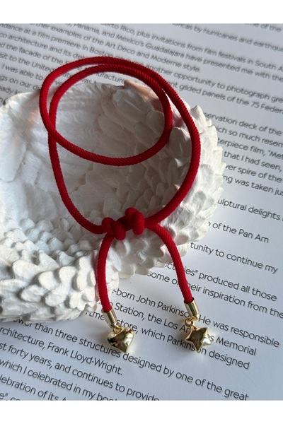 Rossetto Atelier Kırmızı İpli Semiramis Şans Bilekliği