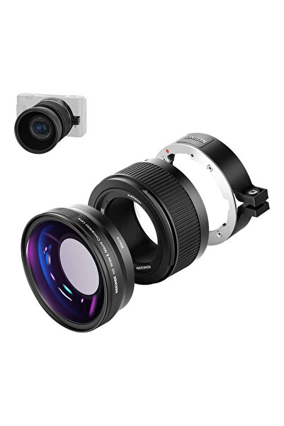 NEEWER Obiectiv cu unghi larg pentru Sony ZV1 (negru)