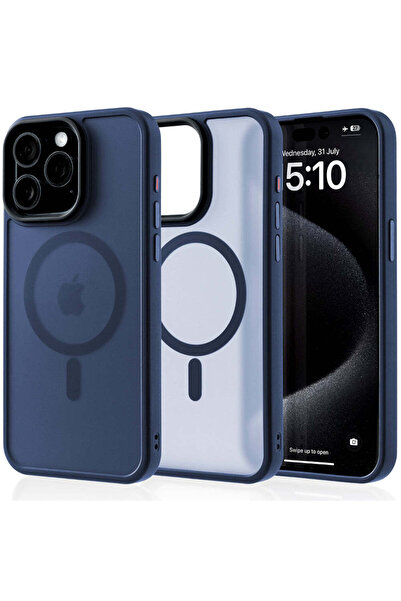 Casey Studios Husa Magsafe iPhone 15 Pro Max, Incarcare Wireless, Margini Rid...