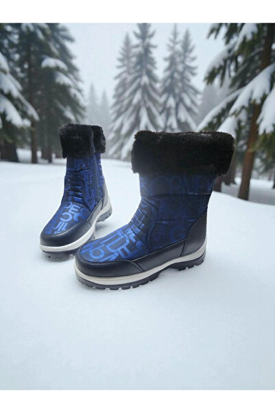 AkınalBella Дитячі водонепроникні хутряні зимові черевики