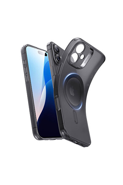 ESR Husă Zero Clear (HaloLock) pentru iPhone 16 Plus (negru)
