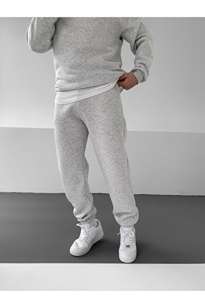 NO1 KONSEPT Сірий преміум оверсайз 3-нитковий шорти з шардоном