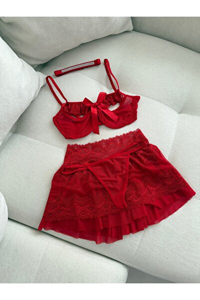 EDLİNGERİE Stella Skirted Underwear Set