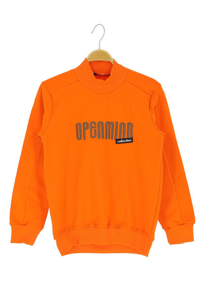 CRASSİ Φούτερ για αγόρια με τύπωμα Χειμώνας επένδυση fleece