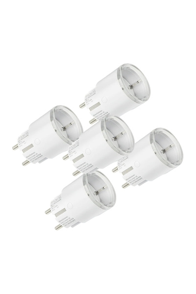 Shelly Set de 5 prize inteligente Plug S MTR Gen3 12A (alb)