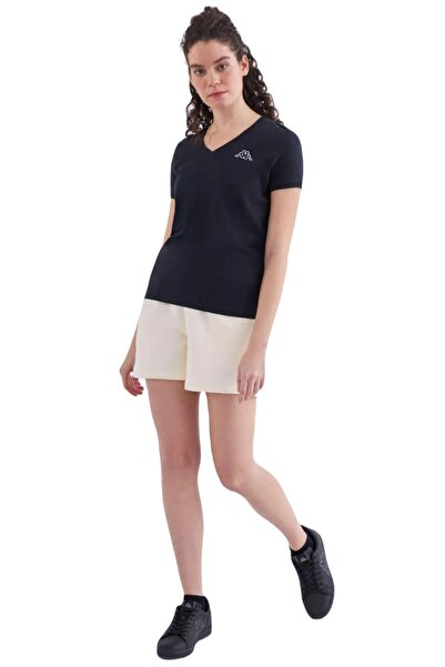 Kappa 361D5Uw005 Logo Cabou Tk Women's Sports T-Shirt Black