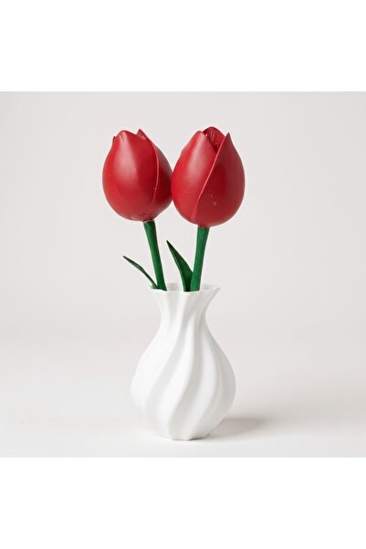 KOÇER AWM توليب لا تذبل 6 قطع توليب لا تذبل أبدًا مثل حبك أزرق بلون الكوبالت ...