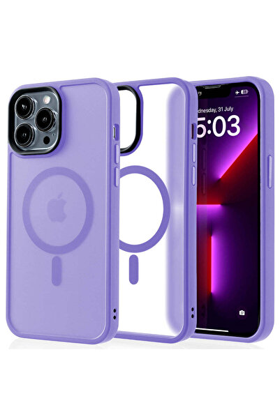 Casey Studios Husa Magsafe iPhone 13 Pro Max, Incarcare Wireless, Margini Rid...