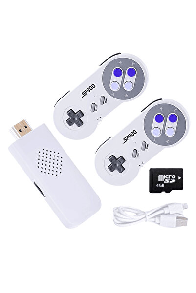 SprintMag Portable Retro Game Console 5000 Games Installed 2 2.4Ghz Wireless Controllers Memory Card
