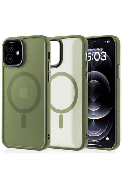 Casey Studios Husa Magsafe iPhone 12/12 Pro, Incarcare Wireless, Margini Ridi...