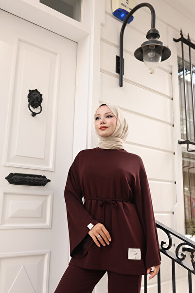 ECESSA FASHİON Butterfly Sleeve Modal Fabric Double Set