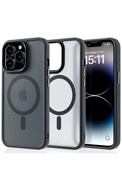 Casey Studios Husa Magsafe iPhone 14 Pro, Incarcare Wireless, Margini Ridicat...