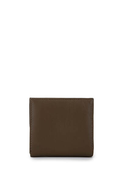 Tamer Tanca Unisex Genuine Leather Beige Wallet Wallet