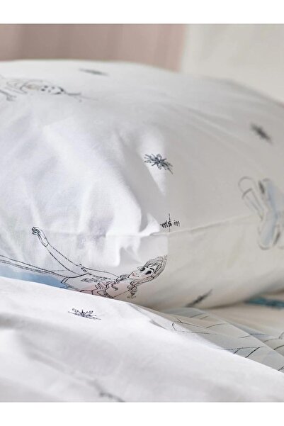 Taç Licensed Elsa Patterned 100% Cotton Fabric 1 Piece Pillowcase 50X70 cm