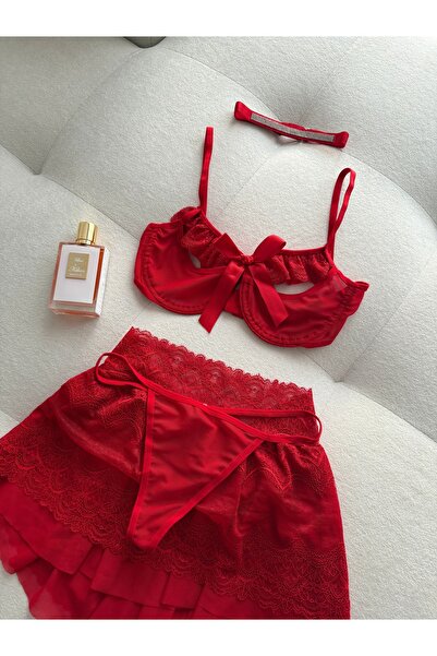 EDLİNGERİE Stella Skirted Underwear Set