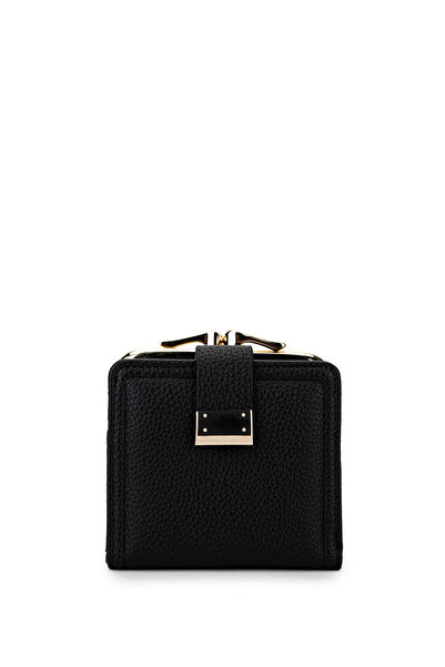 Tamer Tanca Women's Faux Leather Black Wallet