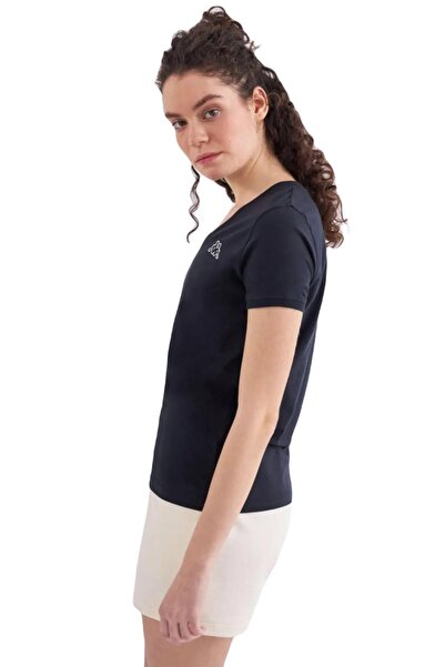 Kappa 361D5Uw005 Logo Cabou Tk Women's Sports T-Shirt Black