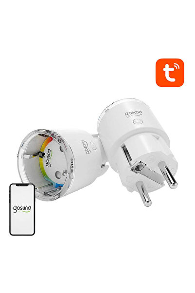 Gosund EP2 WiFi Smart Socket, 2 pieces (pack of two) 10A Tuya