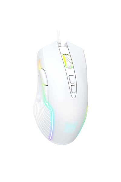 Onikuma Mouse de gaming CW905 alb cu fir