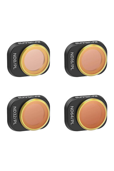 SunnyLife 4 филтъра за обектив ND/PL 8, 16, 32, 64 за DJI MINI 4 PRO