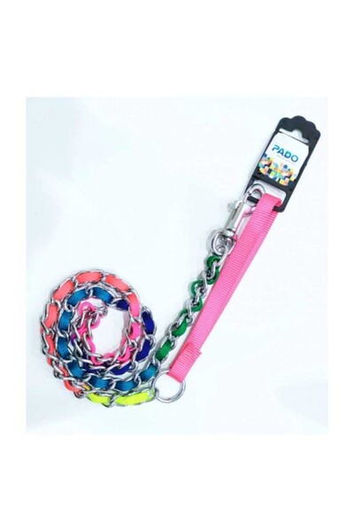 PADO مقود الكلب مع حبل ملون (120 سم)