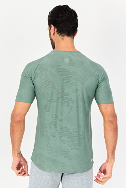 New Balance Men Sportswear Fit Short Sleeve Running T-Shirt, Olive